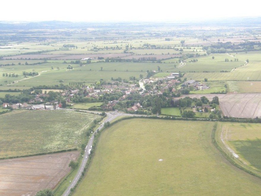 Arial view of Gaydon